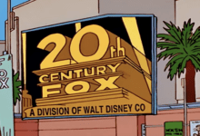 The Simpsons Fox Disney
