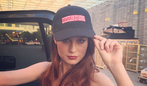 Brie Larson Marvel Studios Hat