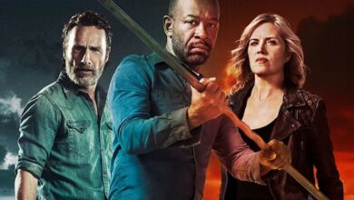 The Walking Dead Season 8 Finale Fear the Walking Dead Season 4 Crossover TV Show Poster
