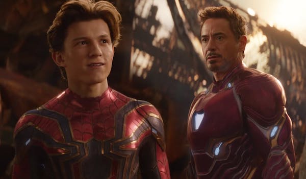 Tom Holland Robert Downey Jr Avengers Infinity War
