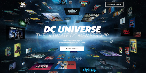 DC Universe Home Page