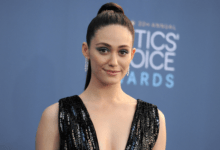 Emmy Rossum Critics Choice Awards Red Carpet