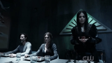 Henry Ian Cusick Paige Turco Marie Avgeropoulos The 100 The Dark Year