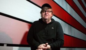 Michael Moore American Flag
