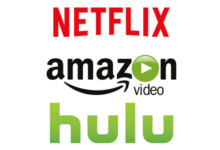 Netflix Amazon Hulu Logos