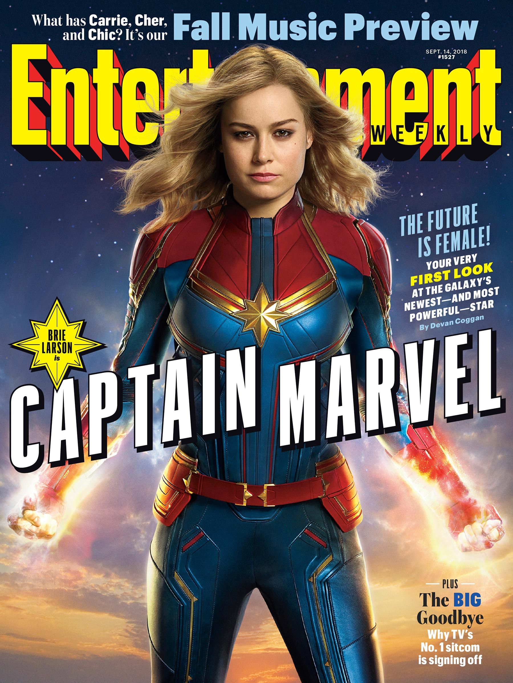 Captain Marvel Cover Entertainment Weekly September 2018