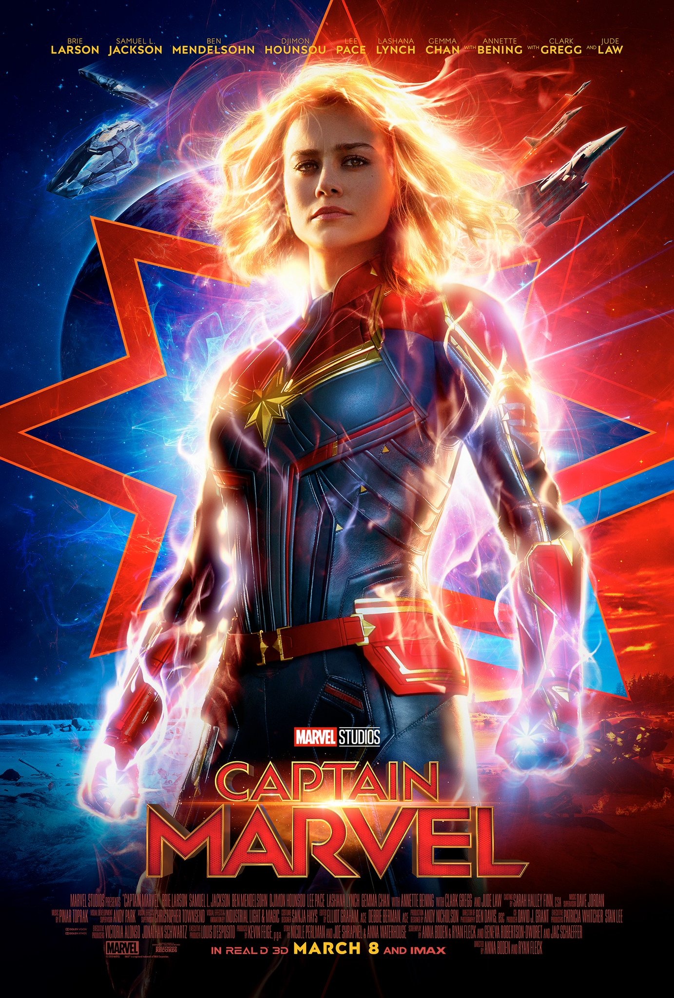 CAPTAIN MARVEL (2019) Movie Trailer 2 & Movie Poster 2 Brie Larson is