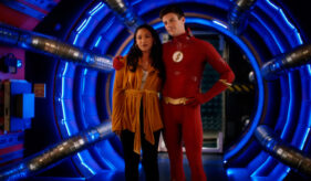 Grant Gustin and Candice Patton The Flash The Flash & The Furious