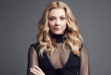 Natalie Dormer Sheer Black Dress