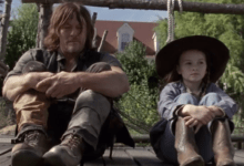 Norman Reedus Cailey Fleming The Walking Dead Scars