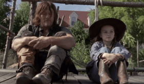 Norman Reedus Cailey Fleming The Walking Dead Scars