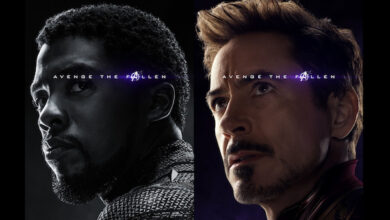 Robert Downey Jr Chadwick Boseman Avengers Endgame