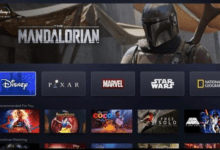 Disney Plus Main Menu