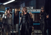 Katie Cassidy Caity Lotz Emily Bett Rickards Juliana Harkavy Arrow Lost Canary