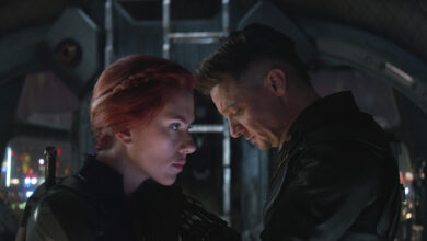 Jeremy Renner Scarlett Johansson Avengers Endgame