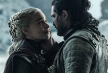Emilia Clarke Kit Harington Game of Thrones The Iron Throne