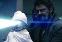 Karl Urban Baby Laser Eyes The Boys