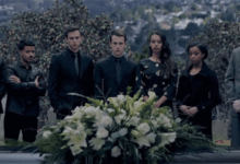Dylan Minnette Brandon Flynn Alisha Boe Devin Druid 13 Reasons Why Season 3