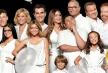 Sofa Vergara Julie Bowen Ty Burrell Ed O'Neill Eric Stonestreet Modern Family