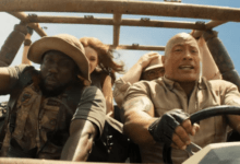 Dwayne The Rock Johnson Kevin Hart Jack Black Karen Gillan Jumanji The Next Level