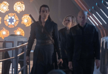 Alison Pill Evan Evagora Patrick Stewart Star Trek Picard