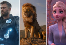 Avengers Endgame Lion King Frozen 2