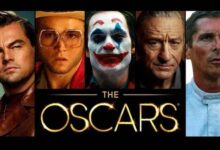 Joker The Irishman Rocketman Ford v Ferrari Once Upon a Time in Hollywood Oscars 2020 Logo
