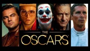 Joker The Irishman Rocketman Ford v Ferrari Once Upon a Time in Hollywood Oscars 2020 Logo