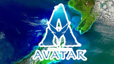 Avatar 2 Logo Over New Zealand 01