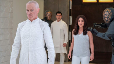 Neal Mcdonough Marie Avgeropoulos The Welcome To Bardo