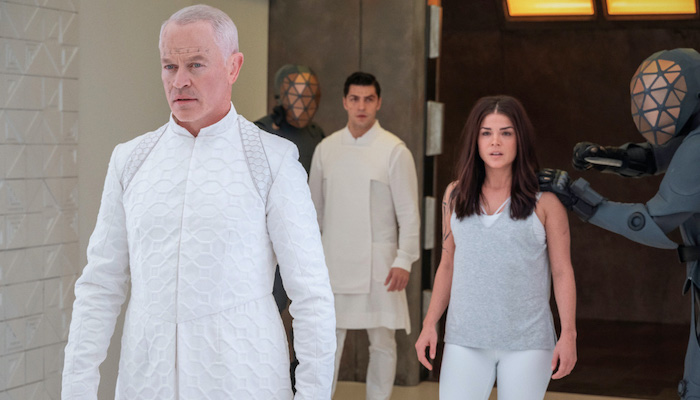 Neal Mcdonough Marie Avgeropoulos The Welcome To Bardo