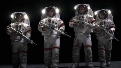 Astronauts Machine Guns Moon For All Mankind Season Two