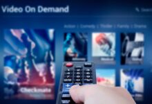 Video On Demand Menu Screen And Remote Selection 01