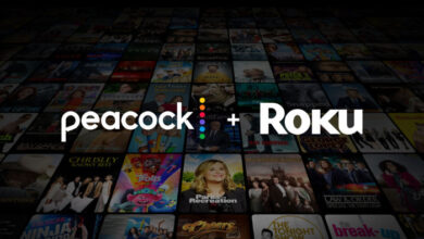 Peacock Roku Logos