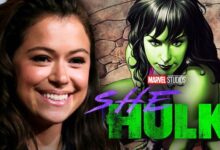 Tatiana Maslany She Hulk Logo