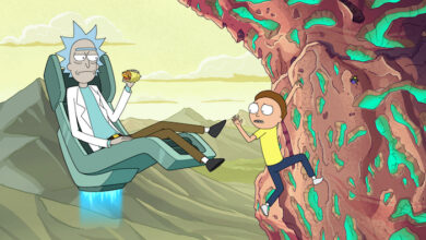 Rick And Morty Season Climbing Wall