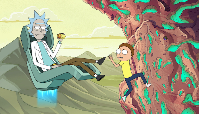 Rick And Morty Season Climbing Wall