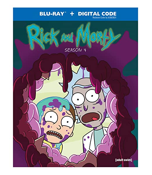 Rick And Morty Season Four Blu Ray Cover
