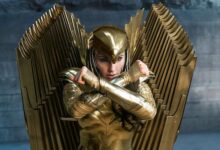 Gal Gadot Gold Armor Wonder Woman