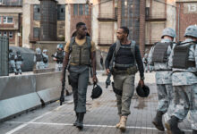 Anthony Mackie Outside The Wire