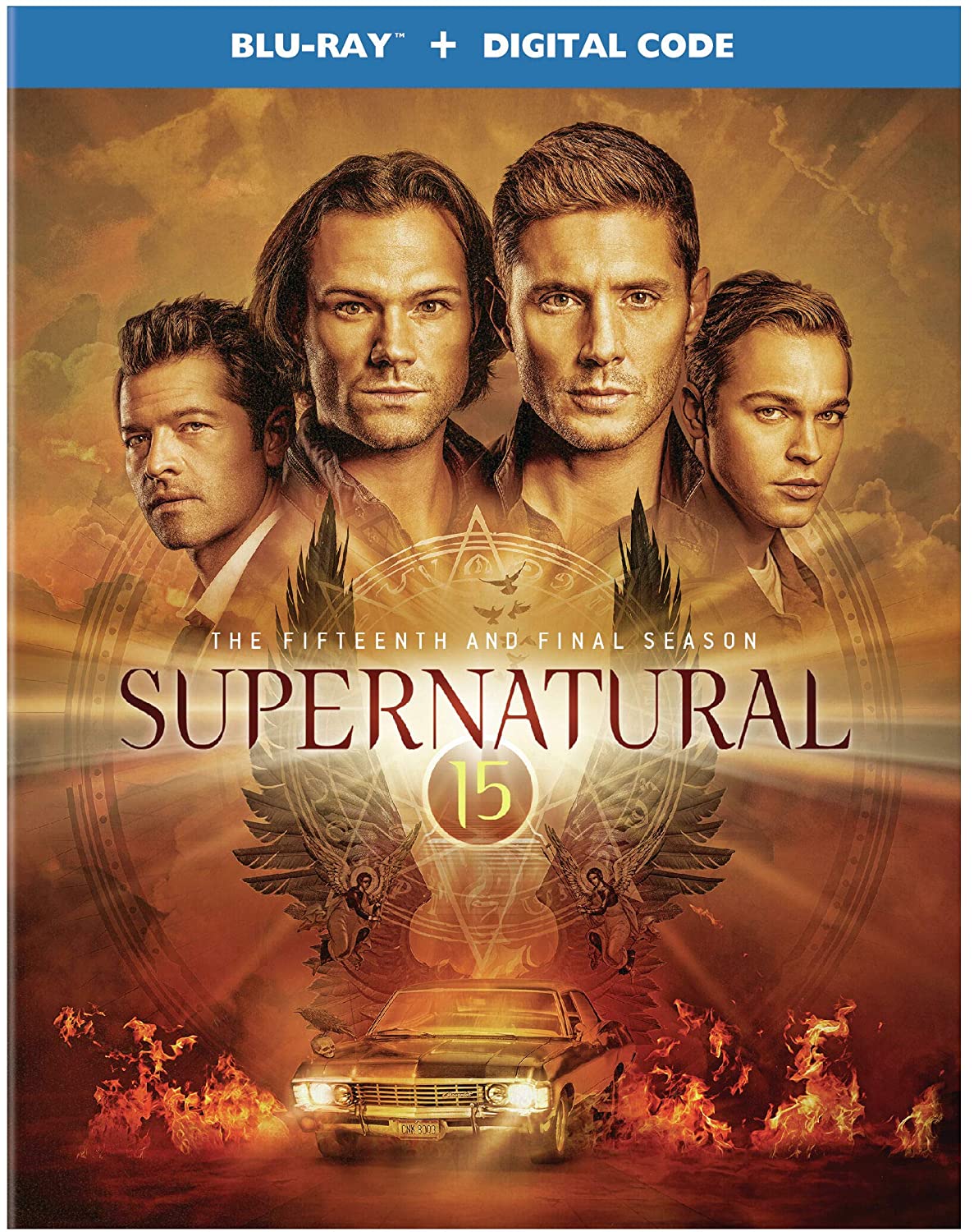 Supernatural Season Fifteen Blu Ray Cover