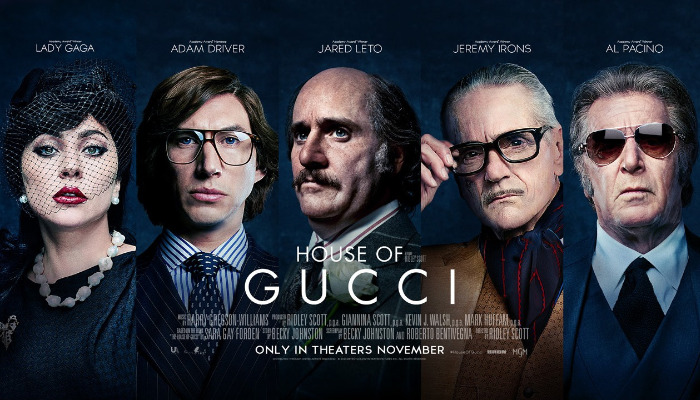 HOUSE OF GUCCI (2021) Movie Trailer: Ridley Scott chronicles the Gucci family Over Decades of Glamour, Money, & Murder