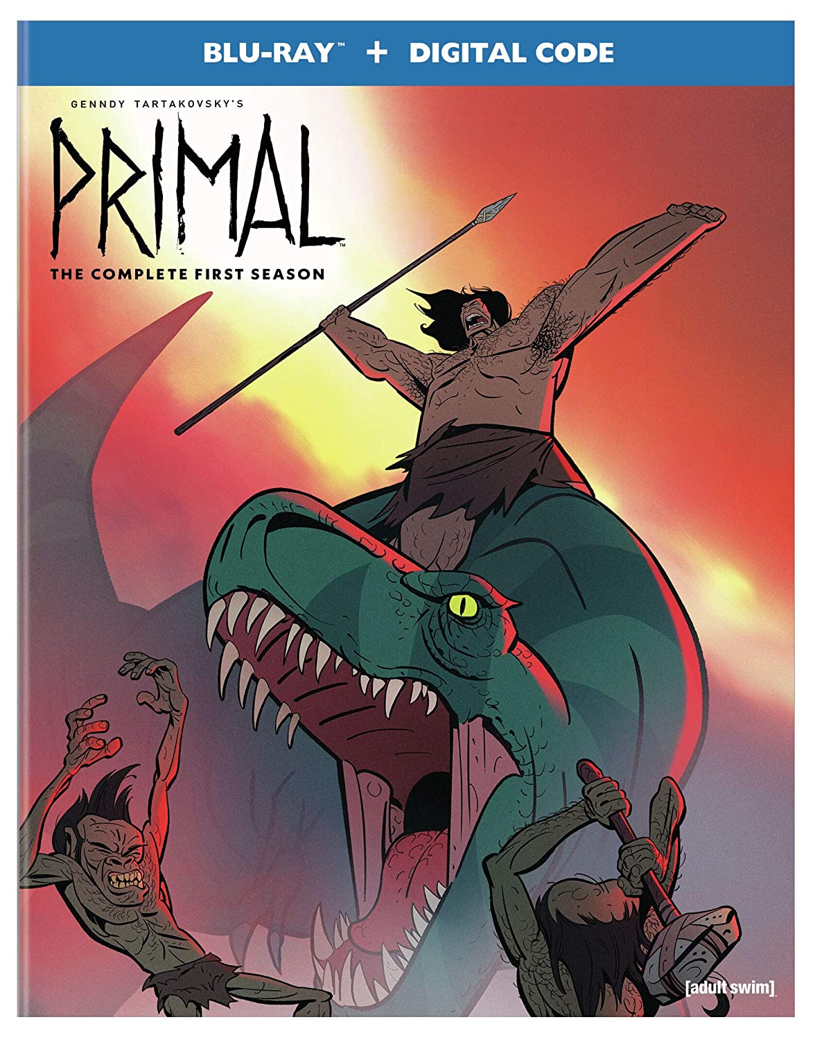 Contest PRIMAL Season 1 Blu-ray Cartoon Network and Adult Swims Animated TV Series set in a Primordial World FilmBook