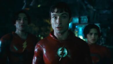 Ezra Miller Multiple Flashes The Flash