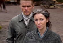 Sam Heughan Caitriona Balfe Outlander Season Six