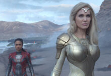 Angelina Jolie Lauren Ridloff Eternals