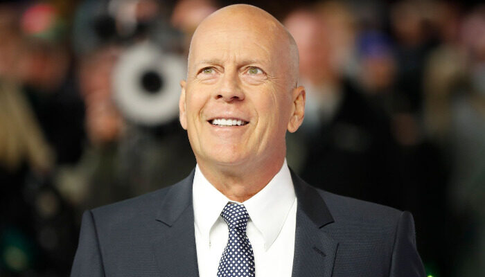 Bruce Willis Looking Up