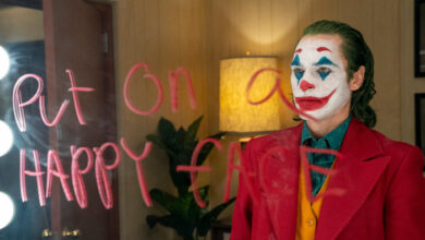 Joaquin Phoenix Staring In Mirror Joker