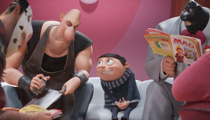 Gru With Applicants Minions The Rise Of Gru