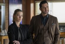 Tom Ellis Lauren German Lucifer Resting Devil Face